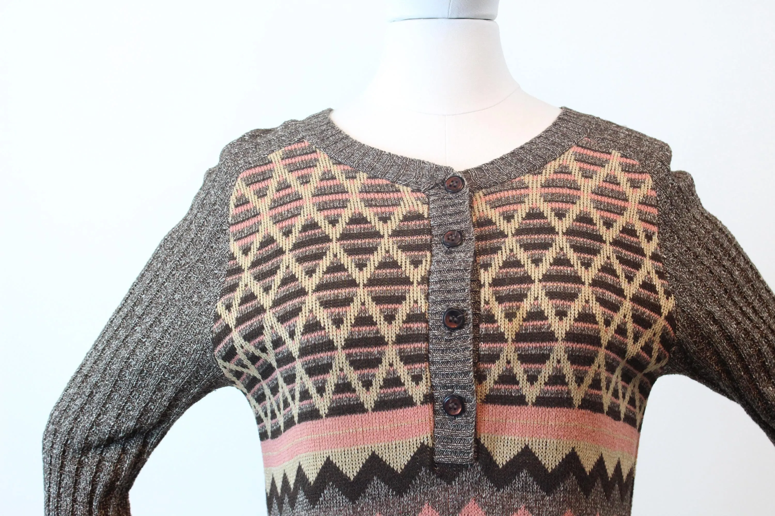 1970s 1971 GIORGIO di SANT'ANGELO knit dress small medium | new fall winter