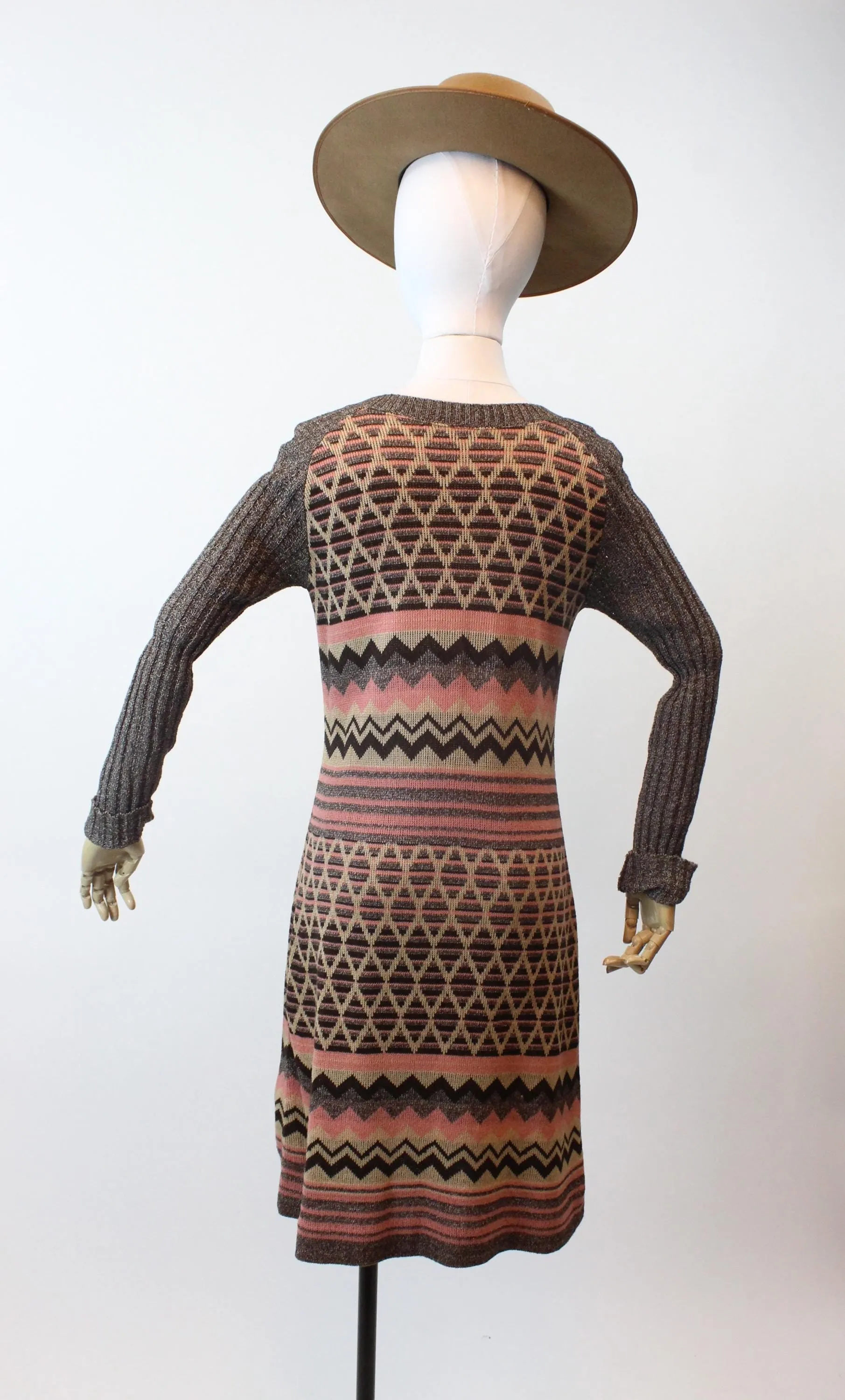 1970s 1971 GIORGIO di SANT'ANGELO knit dress small medium | new fall winter