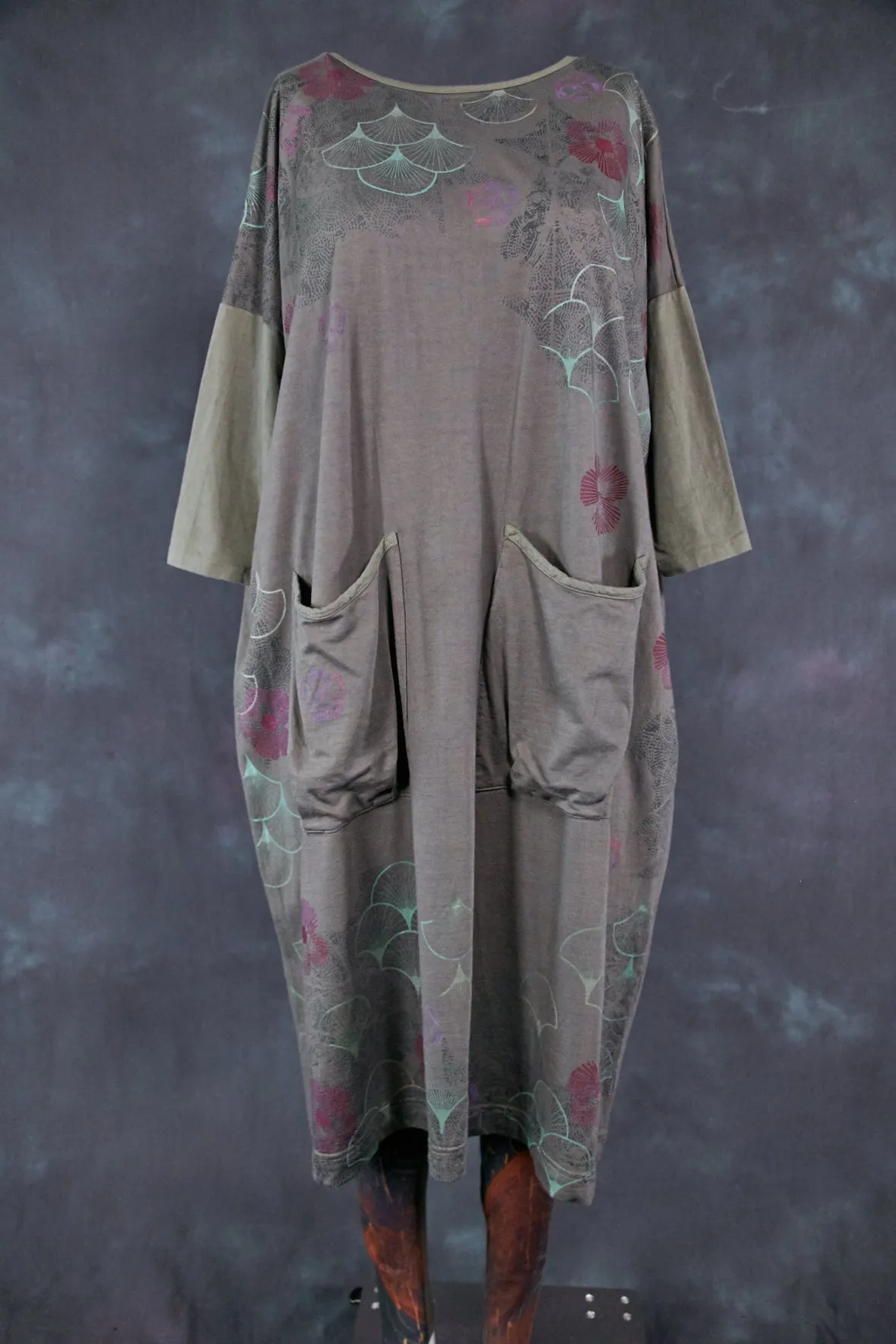 2303 Mariposa Dress Cotton Bamboo Army Green-P