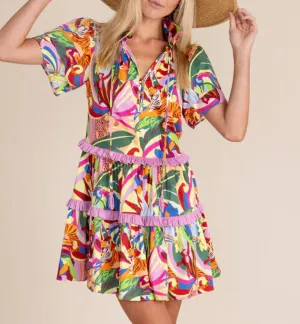 Alden Adair Hallie Dress - Rainforest