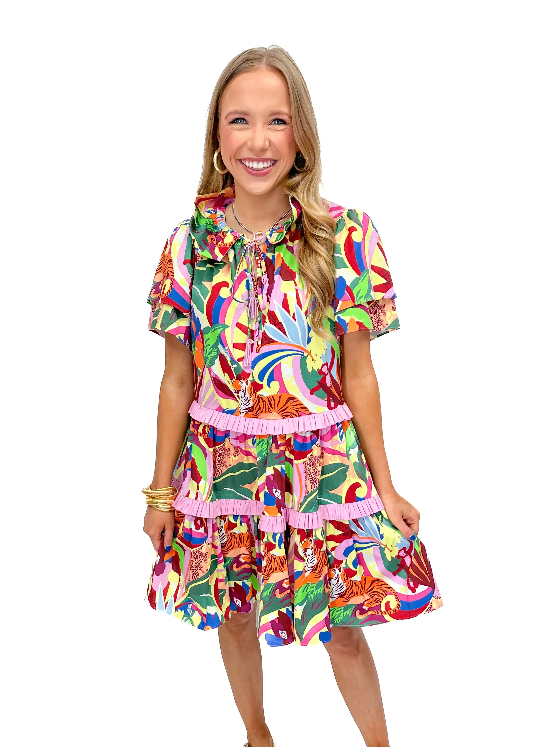 Alden Adair Hallie Dress - Rainforest