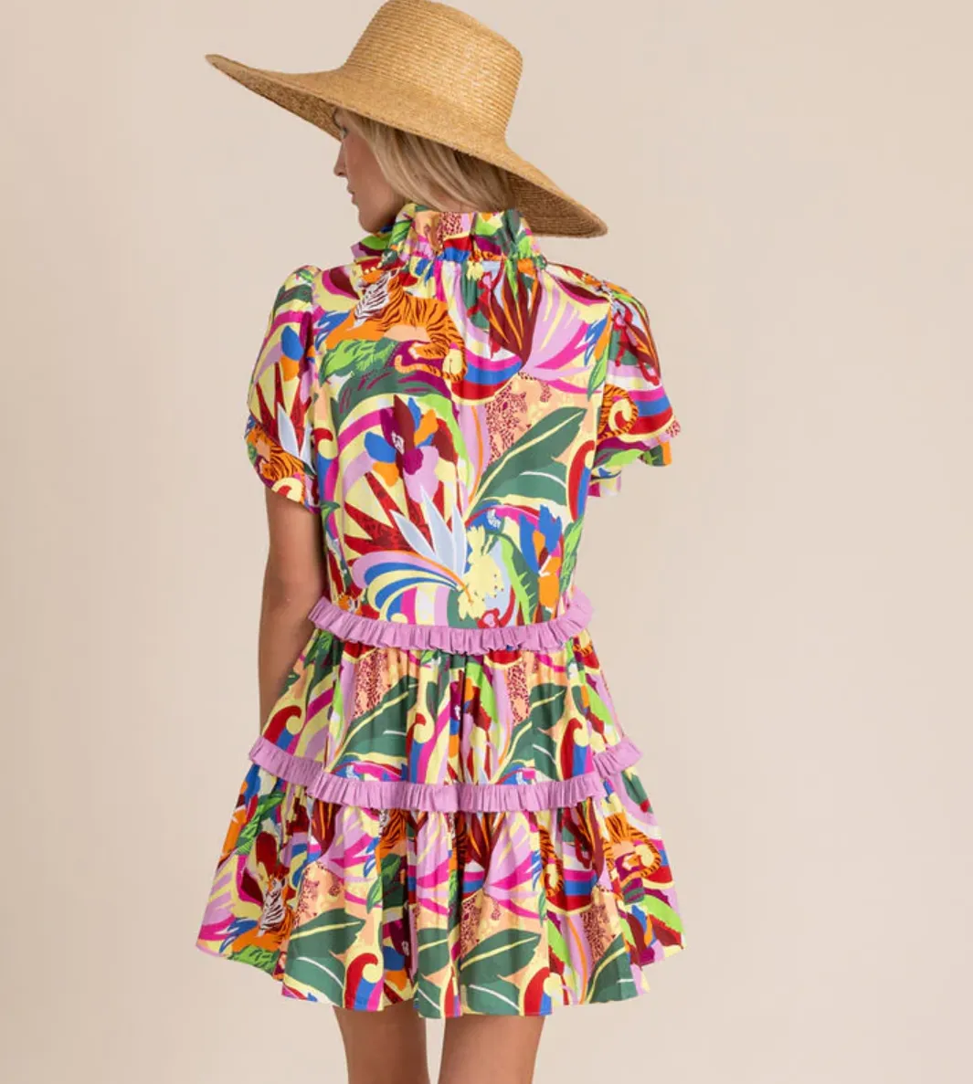 Alden Adair Hallie Dress - Rainforest