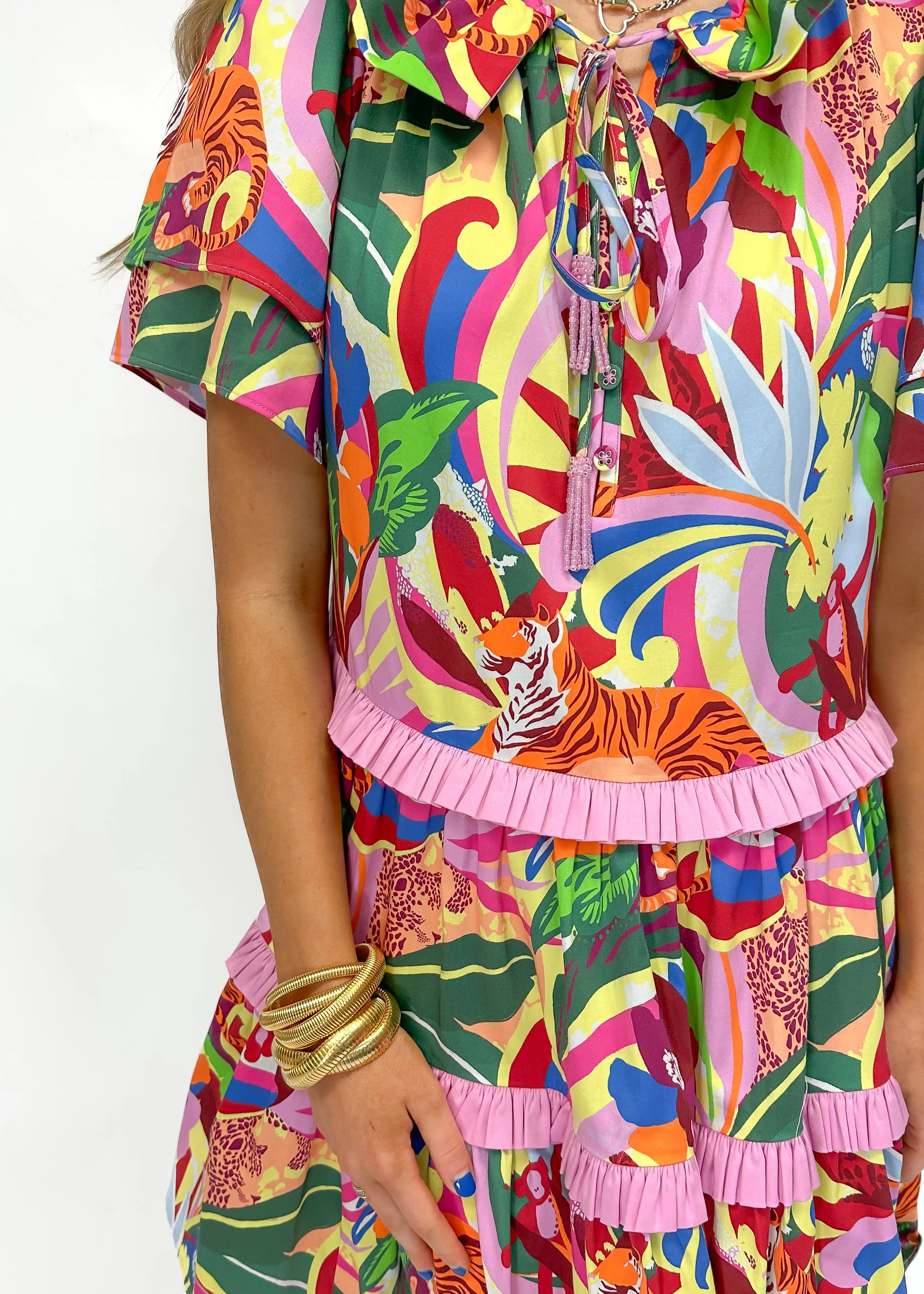 Alden Adair Hallie Dress - Rainforest