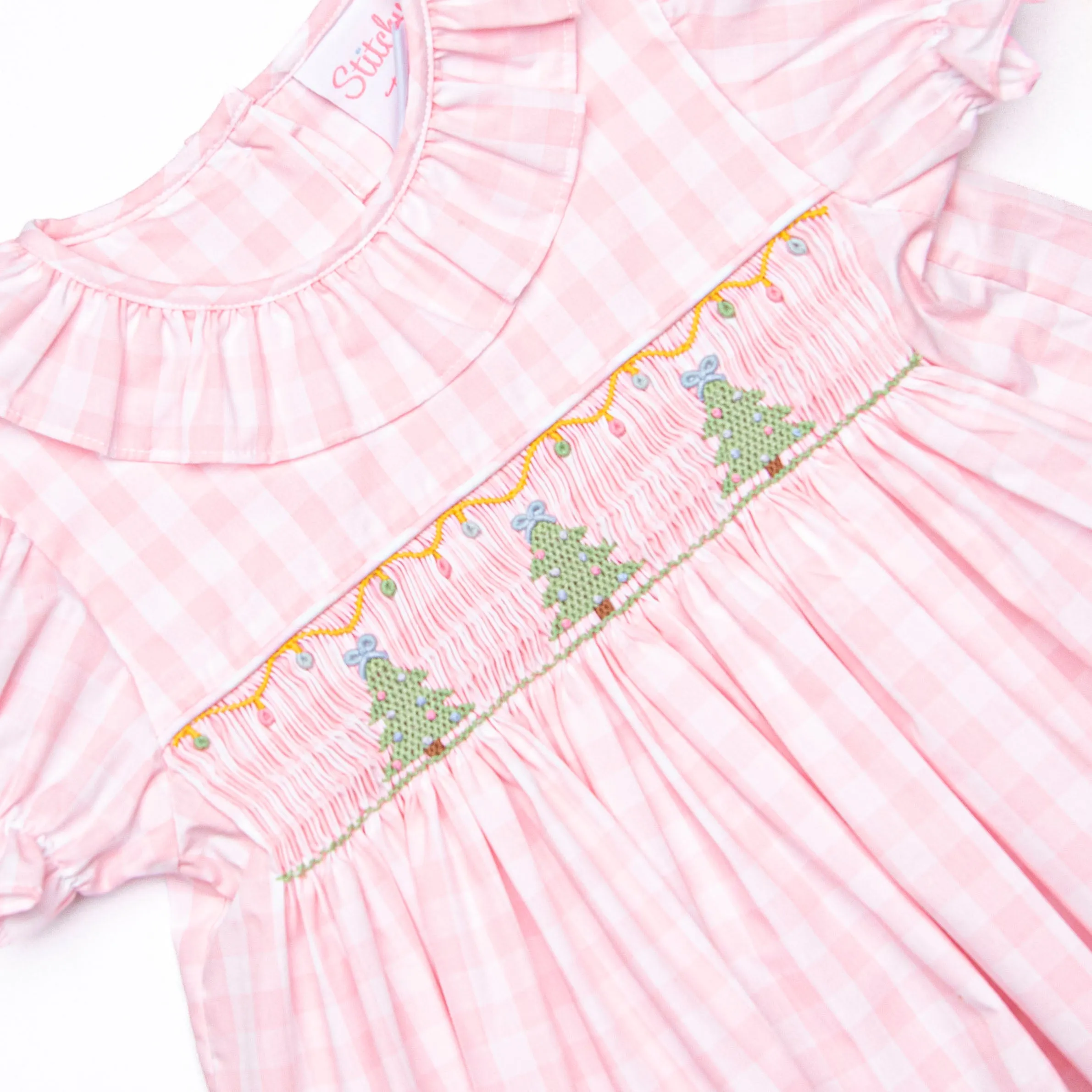 All Decked Out Smocked Dress, Pink