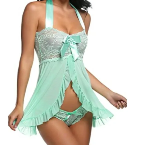 Avidlove Lingerie for Women Lace Babydoll Dress