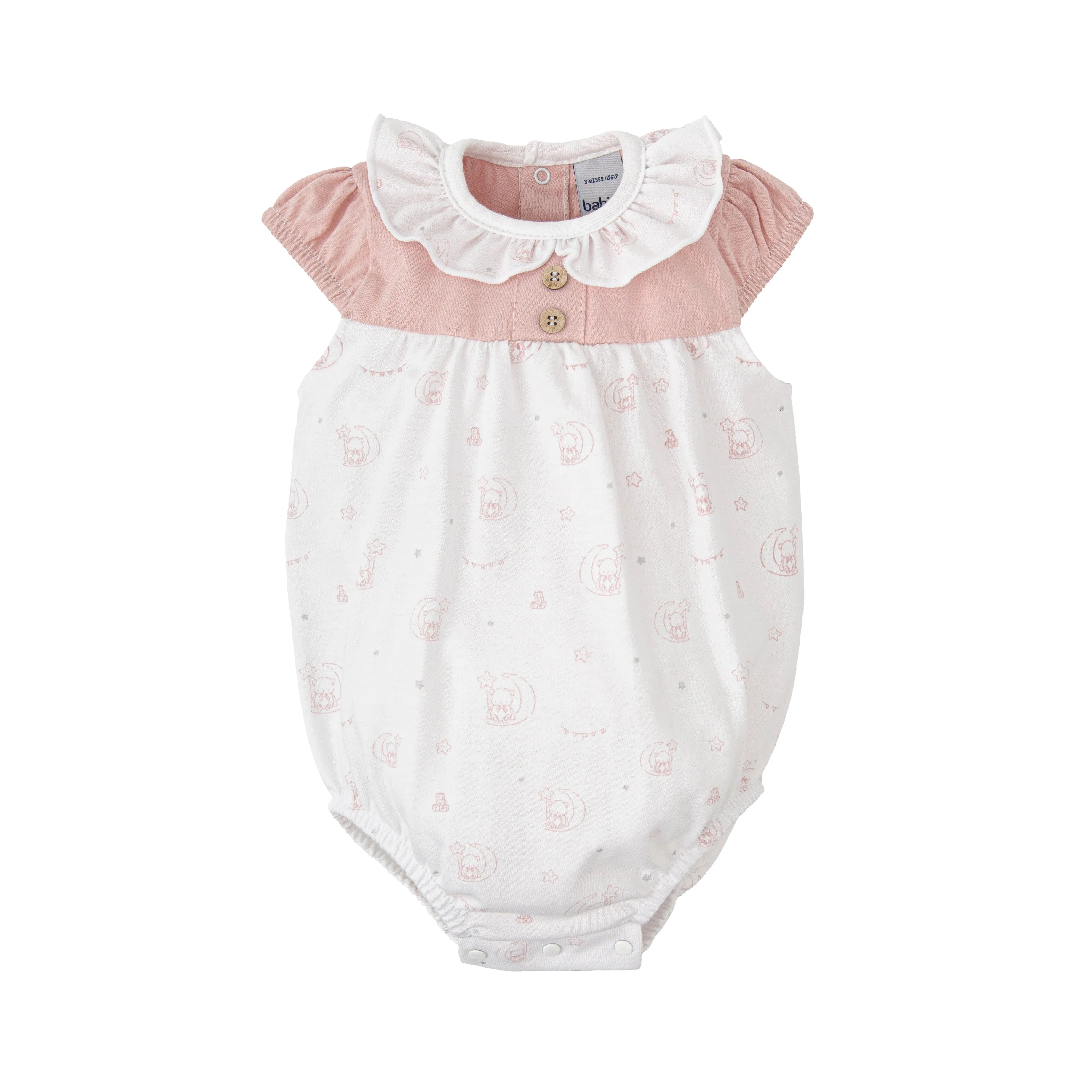 Babidu Encanto Bear Romper - Pink