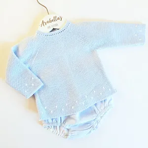 Baby Blue and White Boys 2 Piece