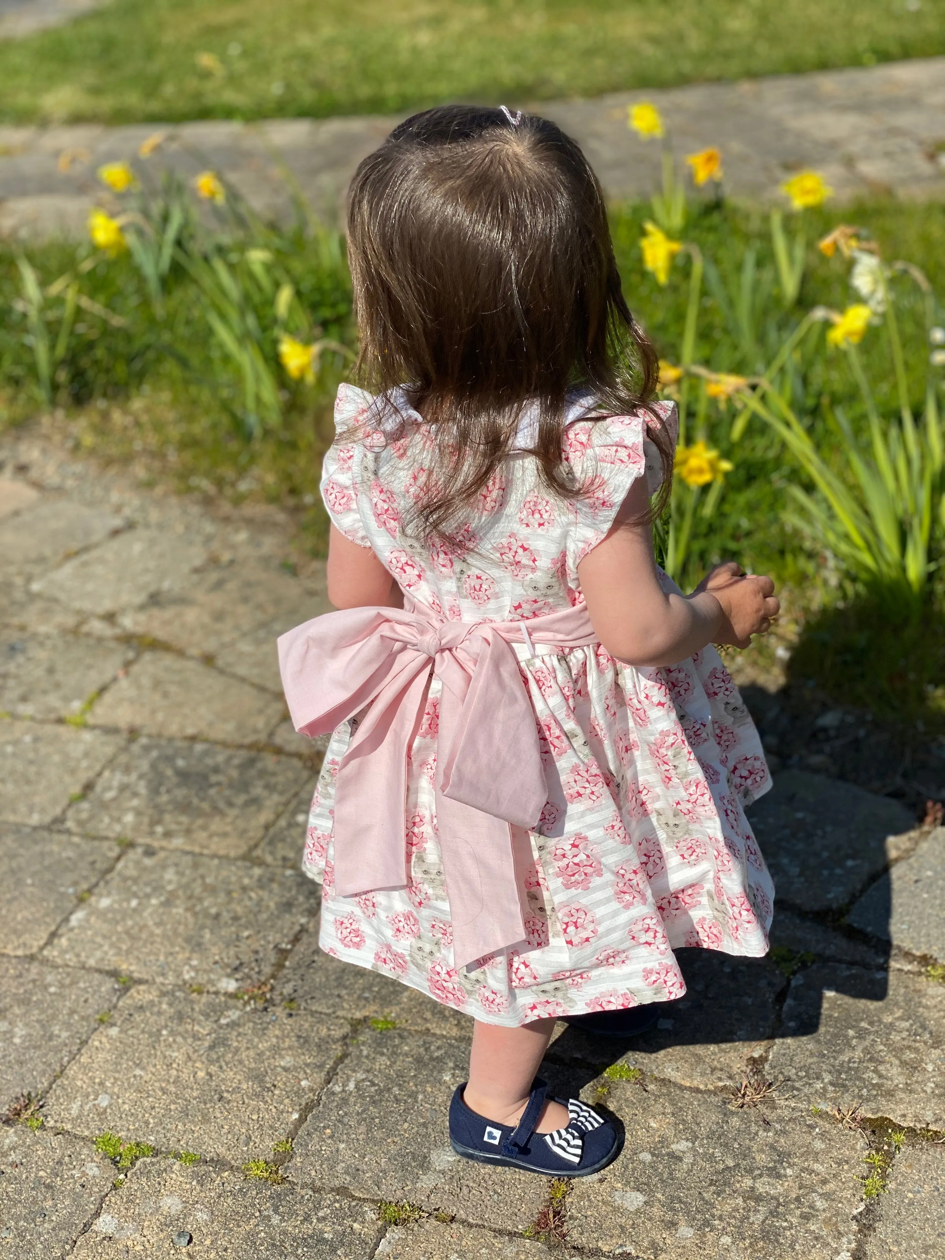 Baby Girl Cat Print Dress