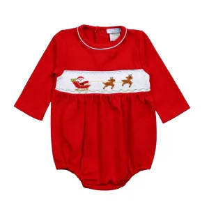 Baby Loren Santa’s Sleigh Bubble - Red