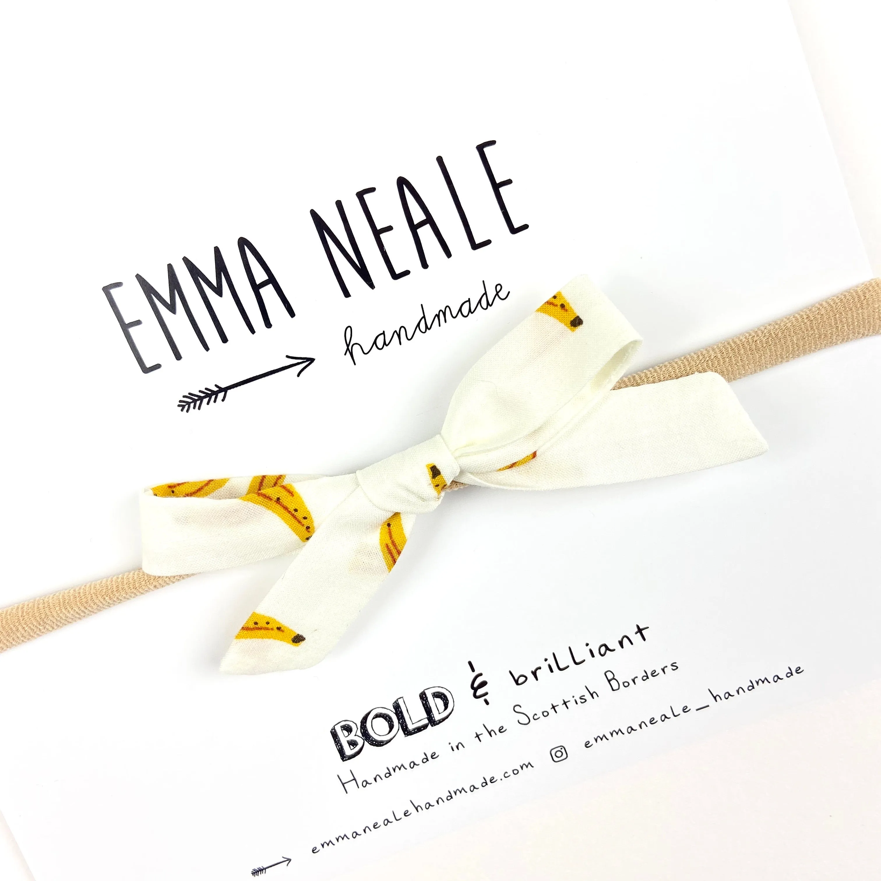 BANANA ORLA BOW HEADBAND