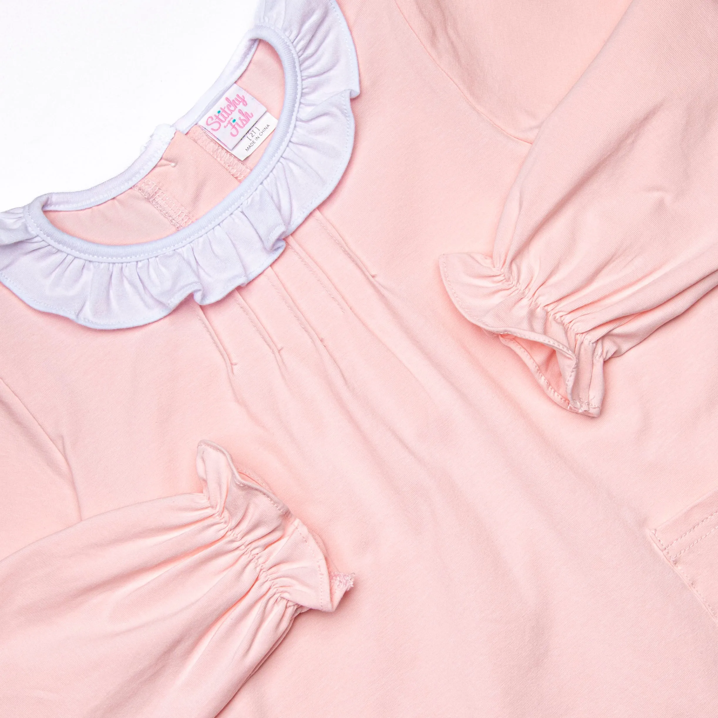 Bethany Basic Pocket Dress, Pink