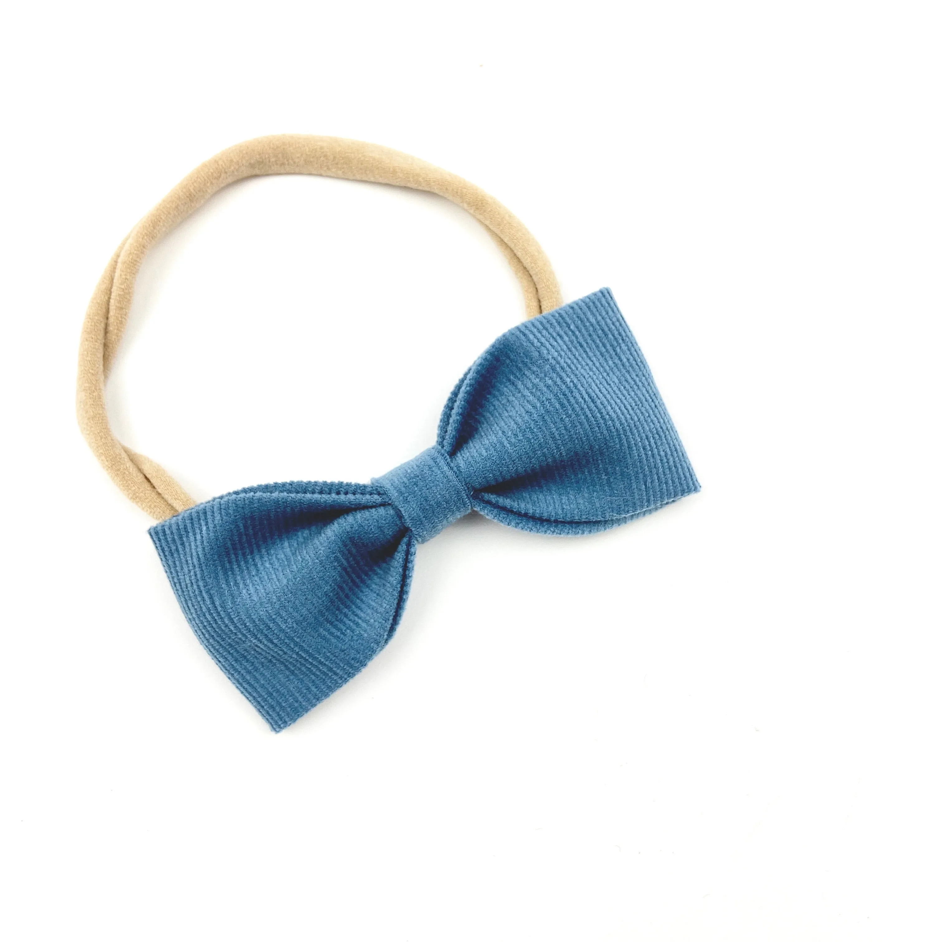 Blueberry Ruby Bow Headband