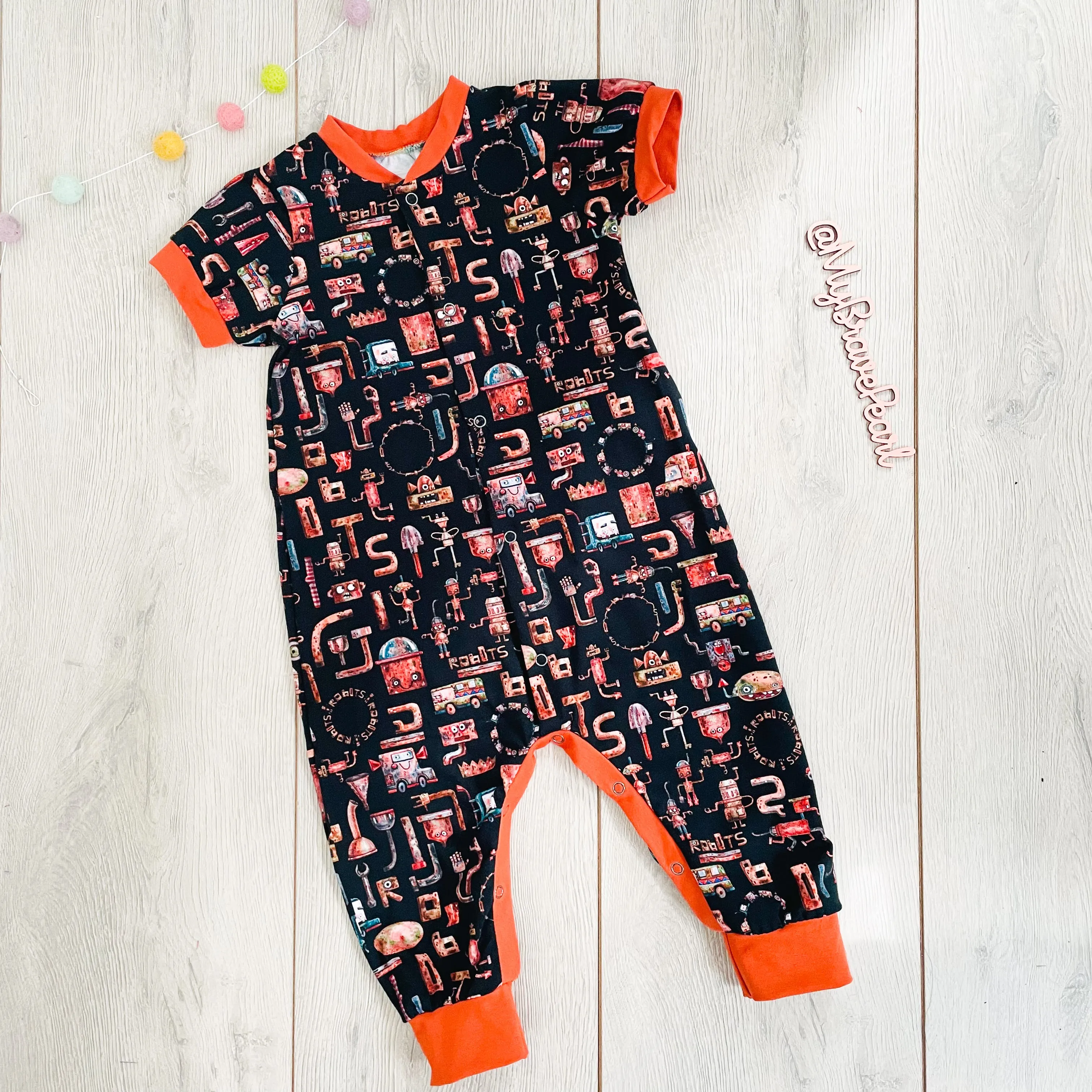 BP Baby Popper Romper