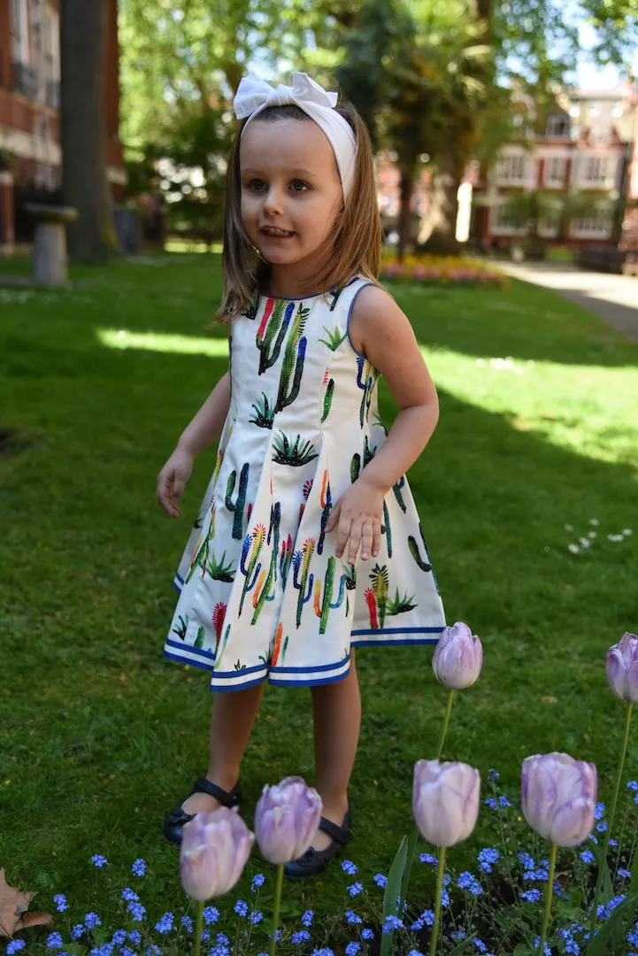 Cactus Print Girl Dress