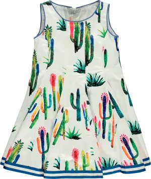 Cactus Print Girl Dress