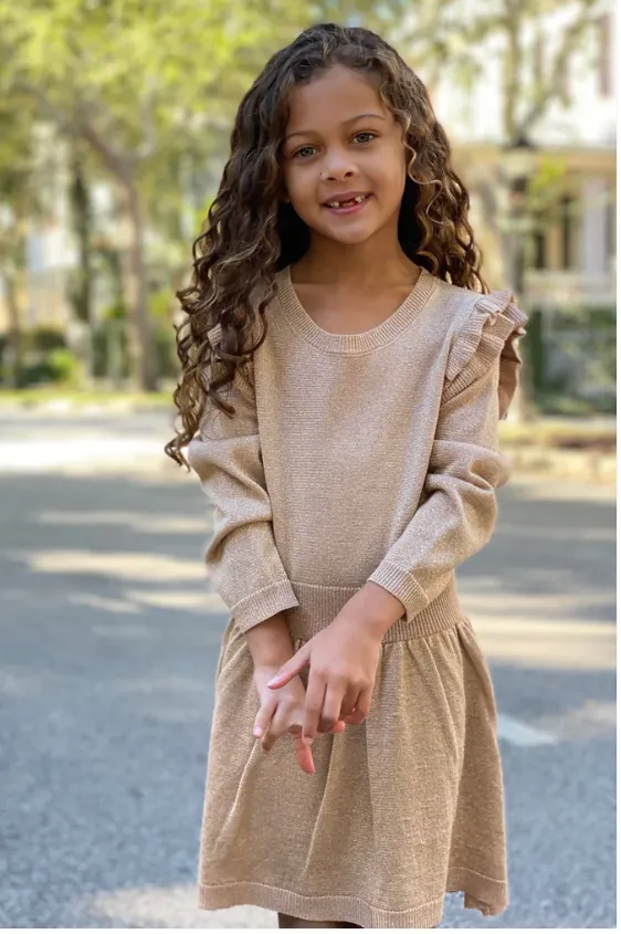 Carrie Dress Gold