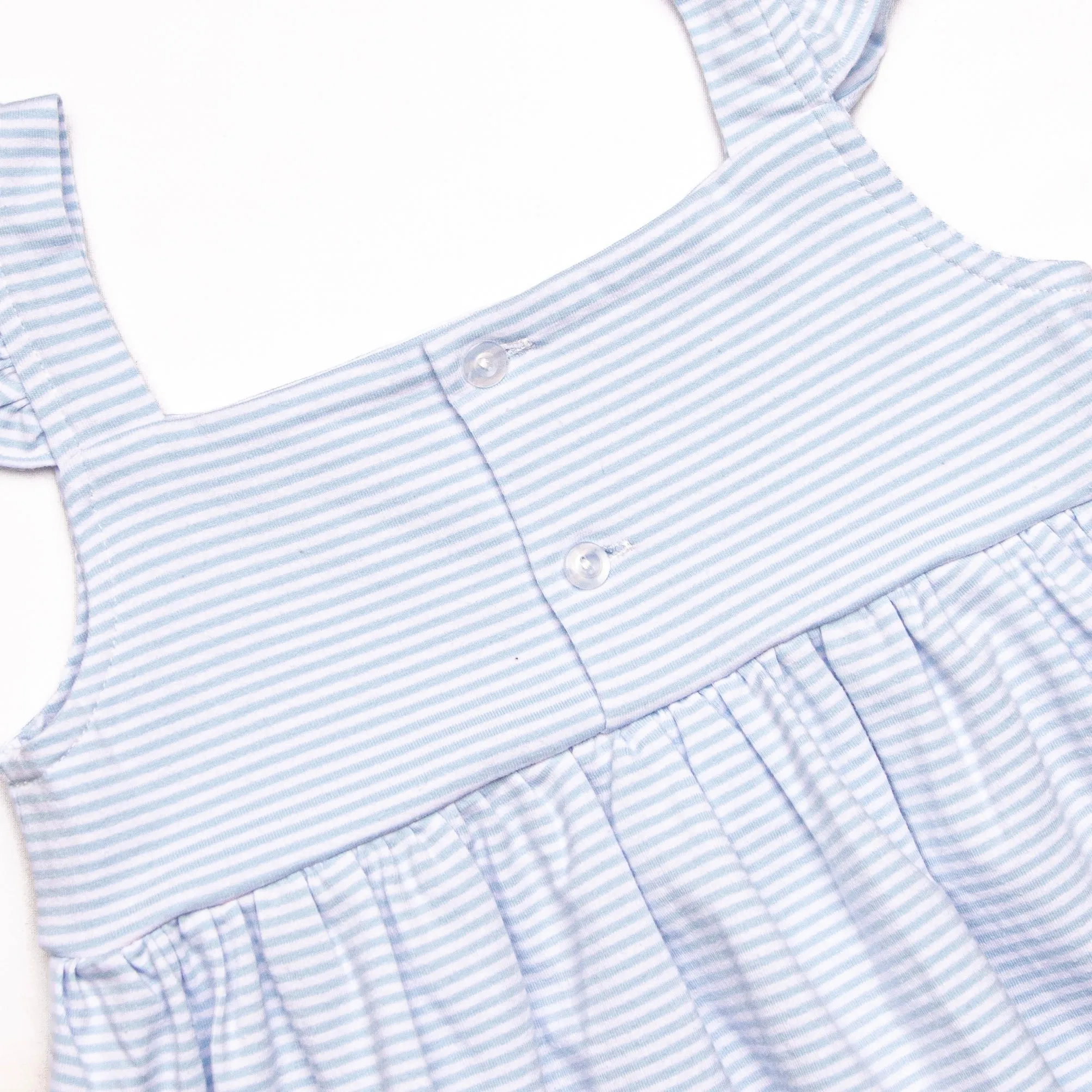 Carrot Cutie Applique Dress, Blue