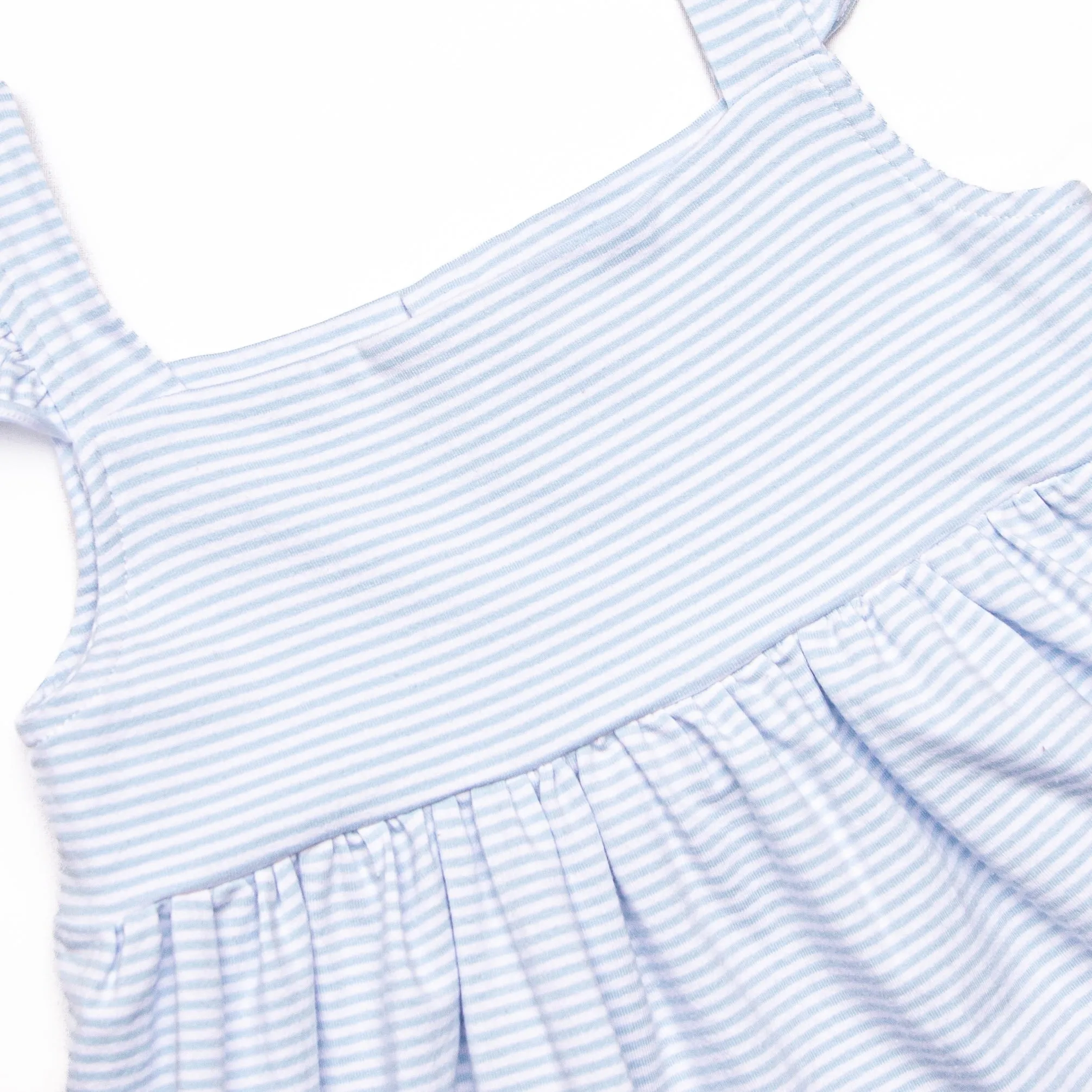 Carrot Cutie Applique Dress, Blue