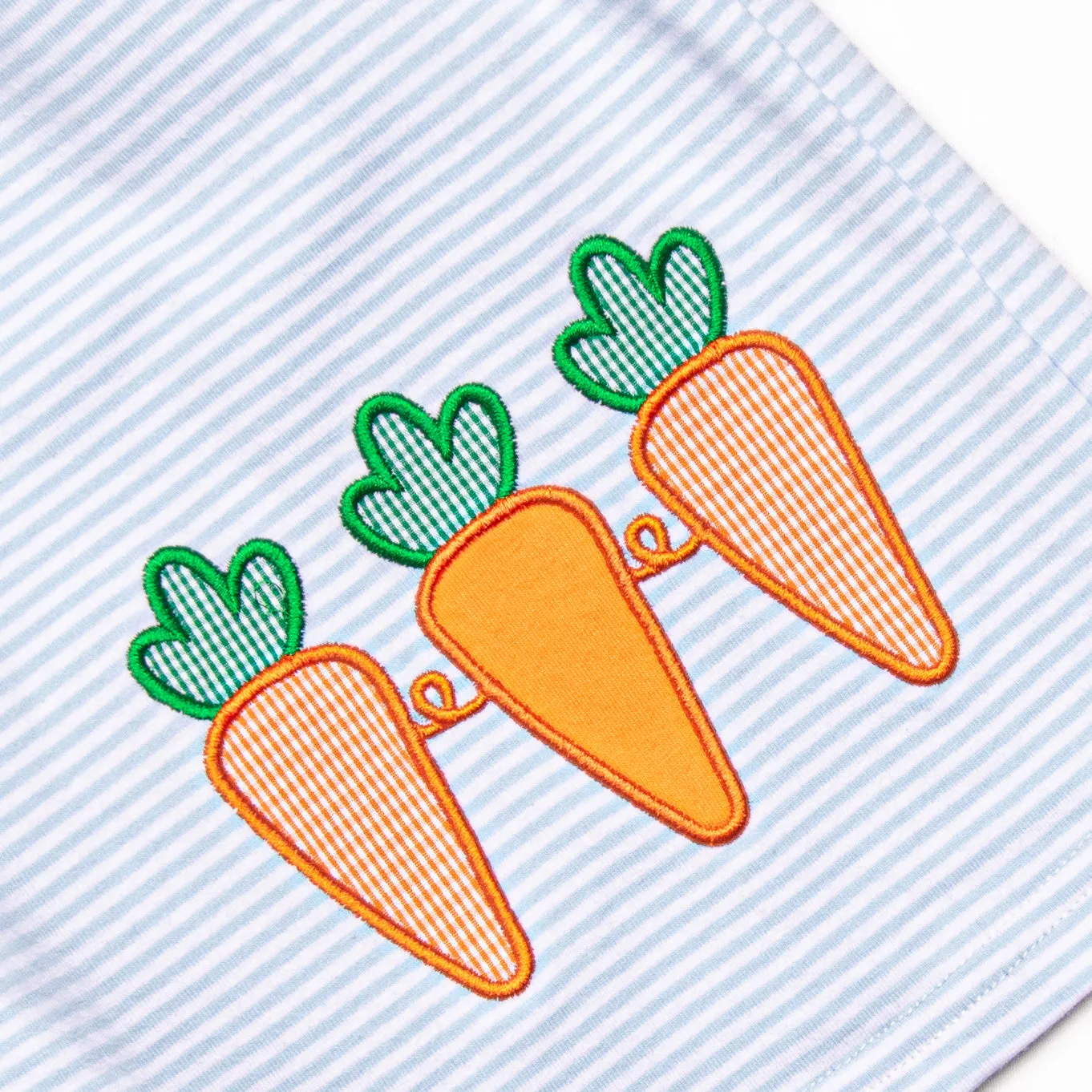 Carrot Cutie Applique Dress, Blue
