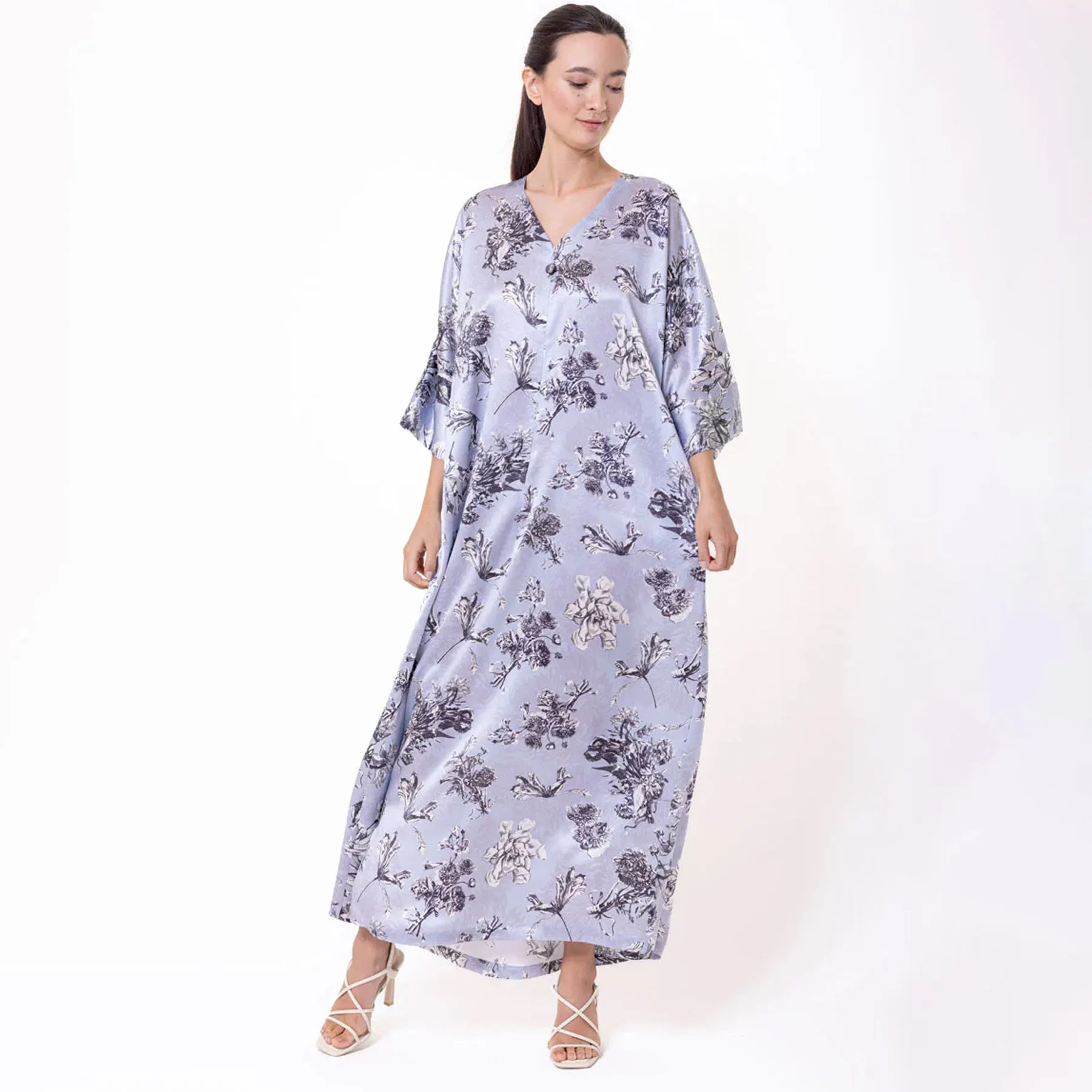 Christine Toile Jardin Silk Caftan
