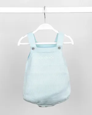 Classic Knitted Dungaree Romper - Mint