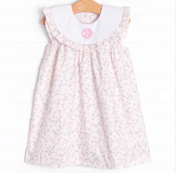 Countryside Carnations Dress, Pink