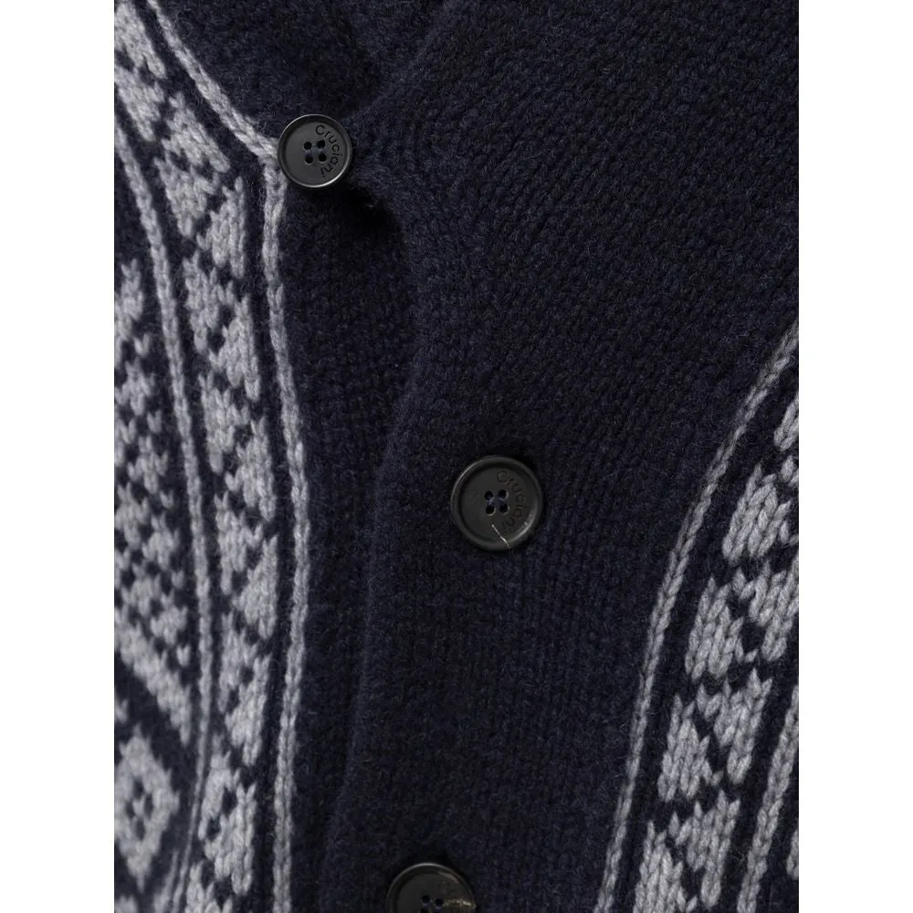 Cruciani Multicolor Cashmere Cardigan