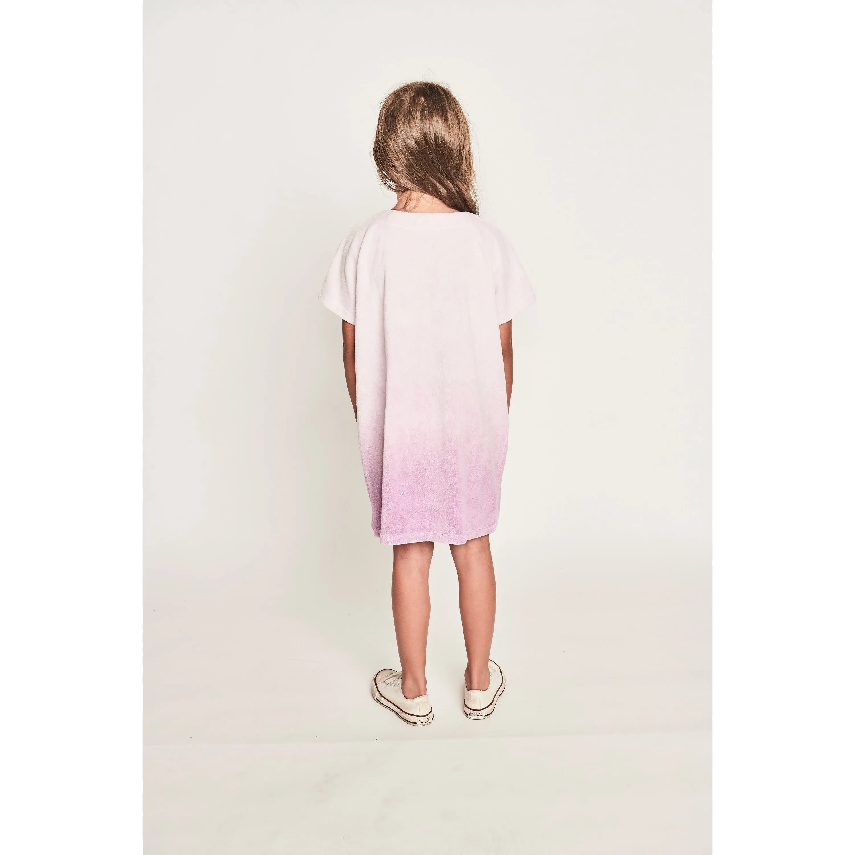 Crystal Dress - Lilac Dip Dye