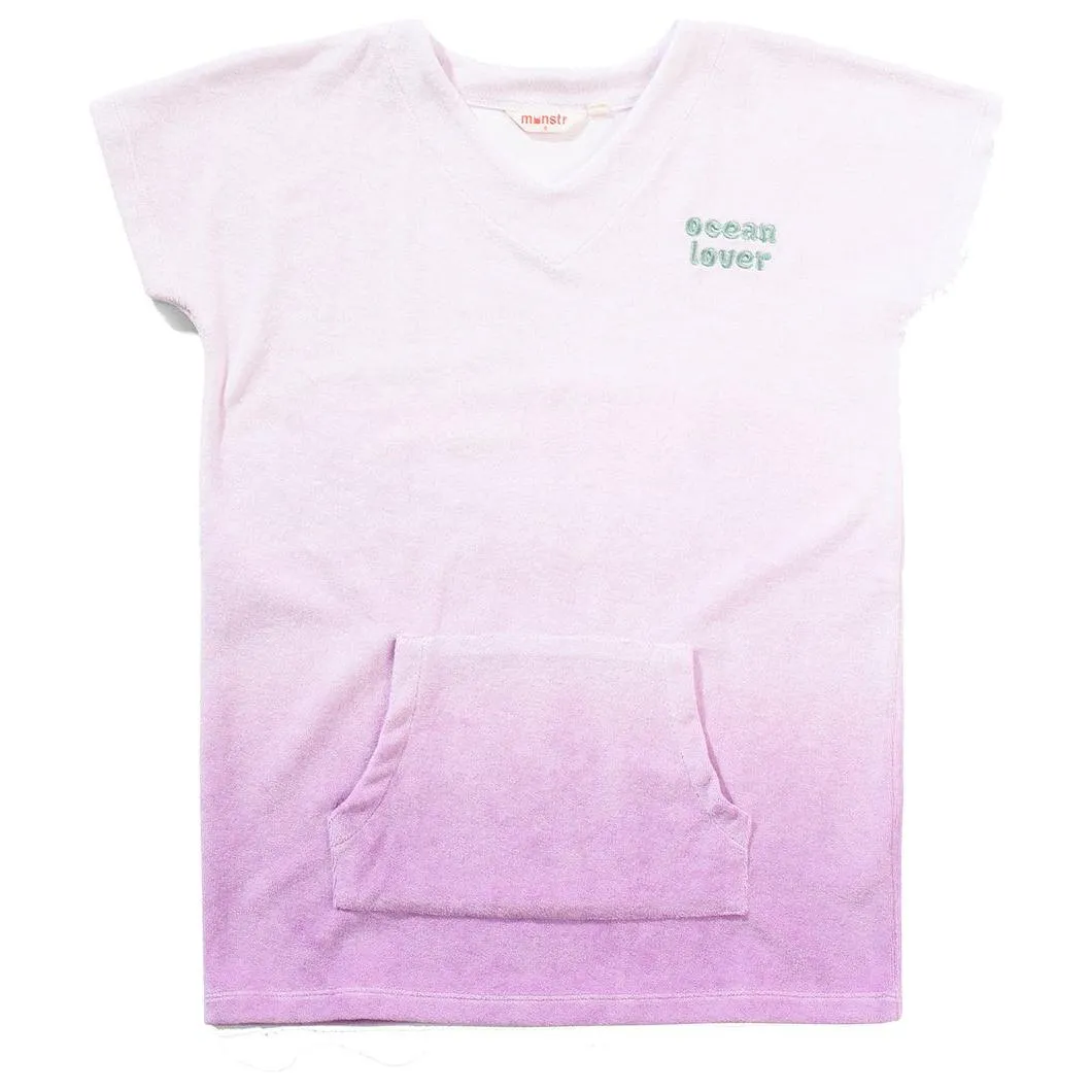 Crystal Dress - Lilac Dip Dye