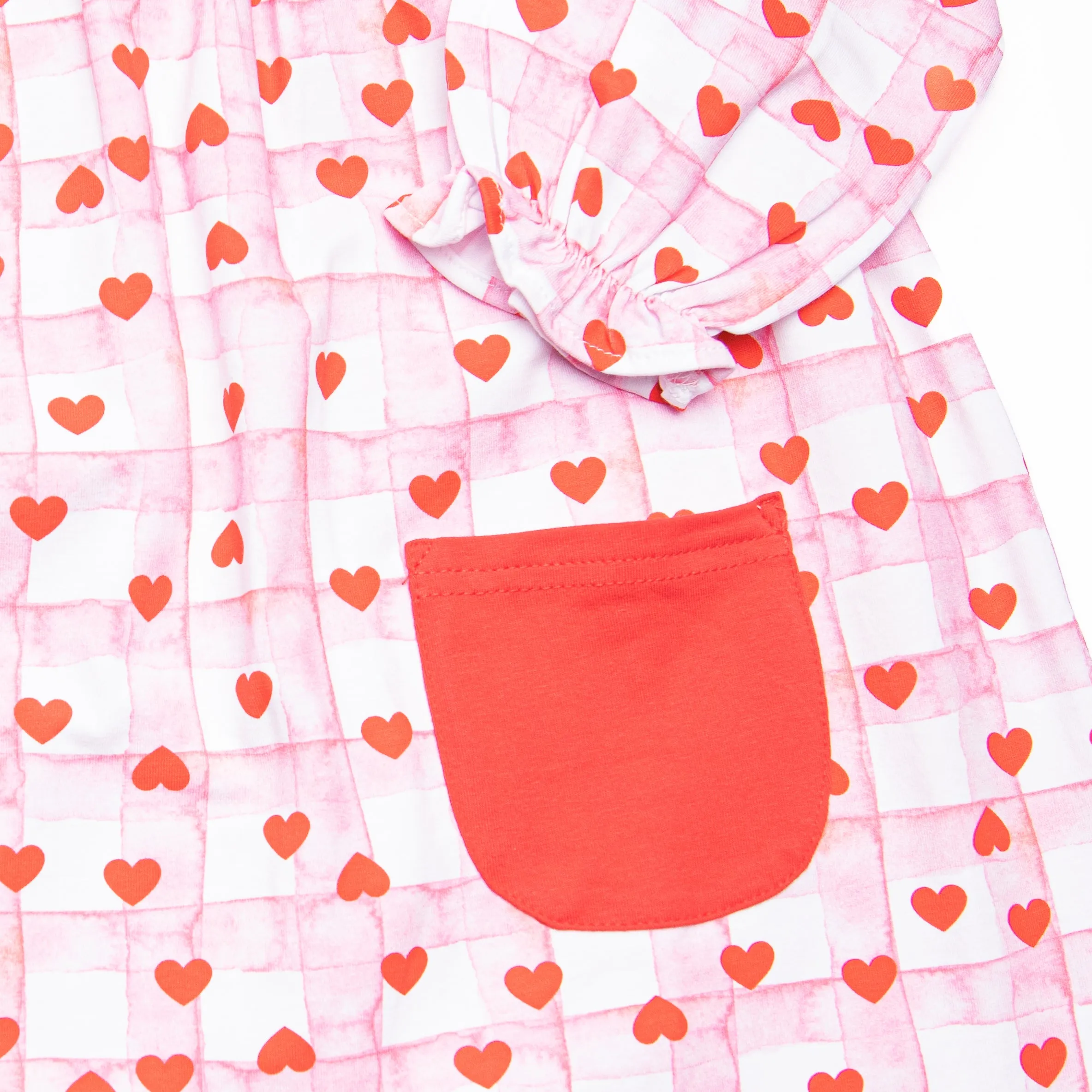 Cupid's Calling Pocket Dress, Red