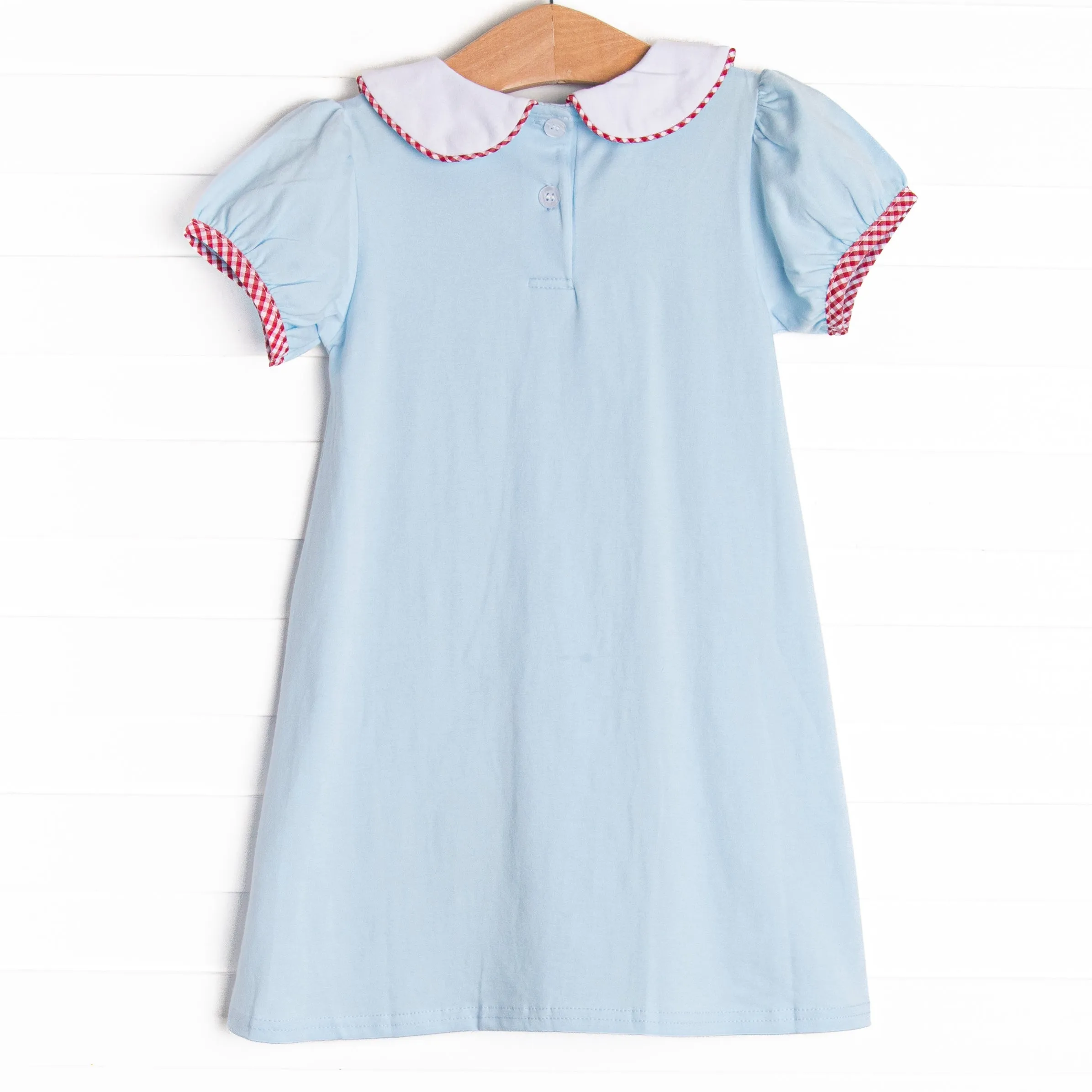 Cutie to the Core Applique Dress, Blue