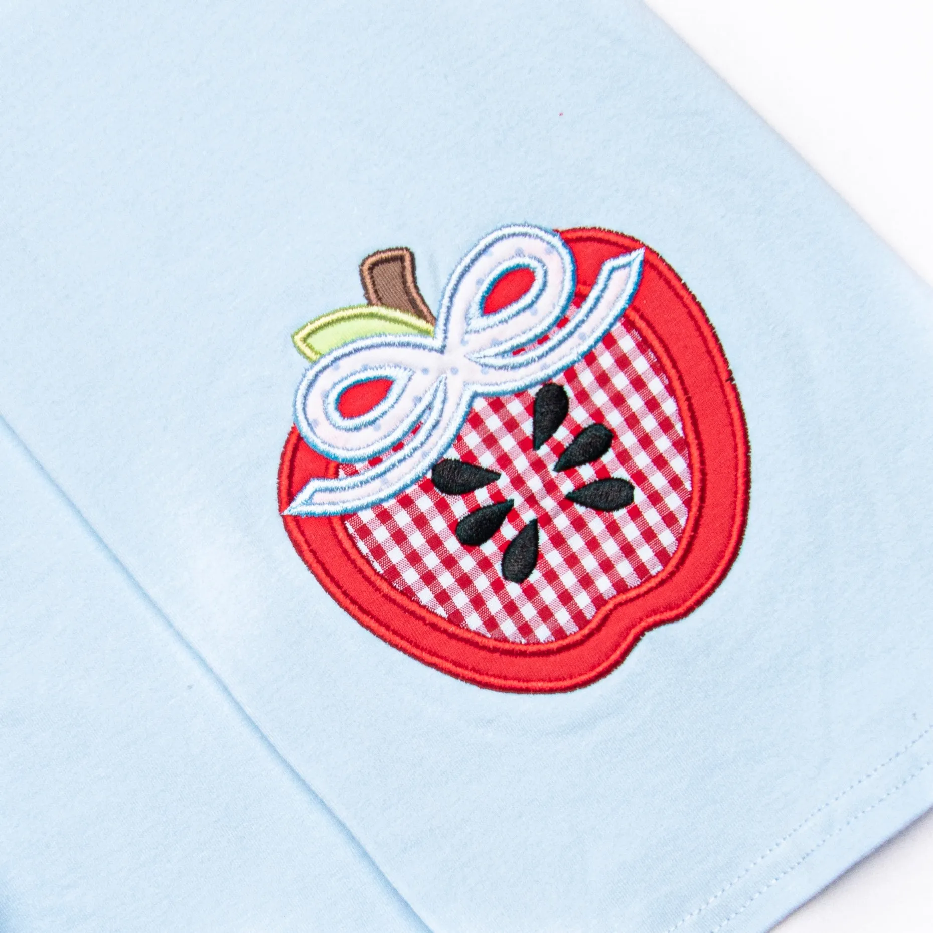 Cutie to the Core Applique Dress, Blue