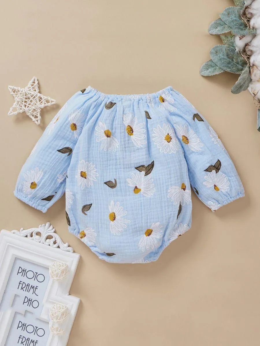 Daisy Blue Bodysuit