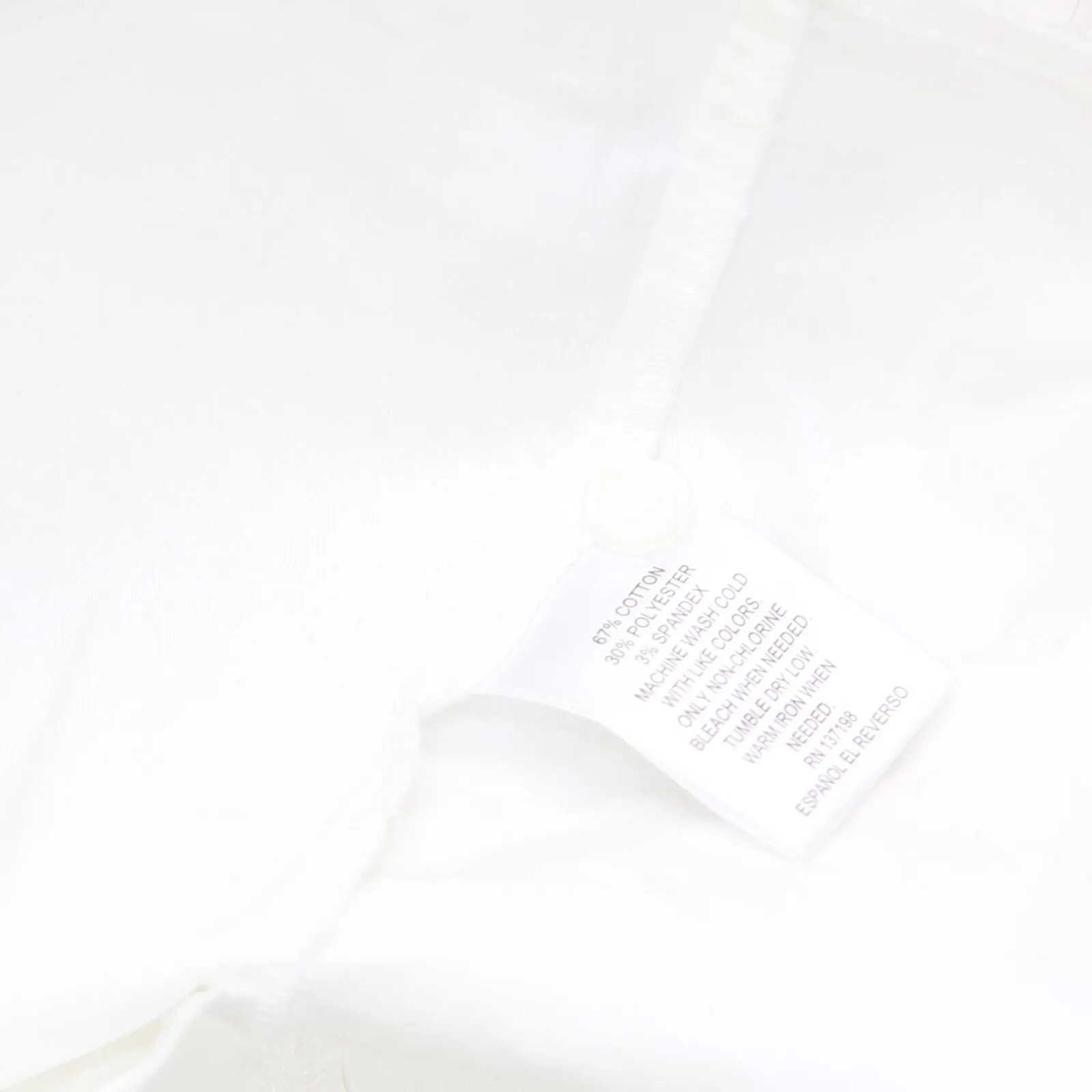Danielle Bernstein Womens Off the Shoulder Button Up Babydoll Dress White 14