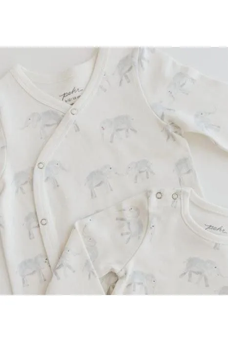 Follow Me Elephant Kimono Romper