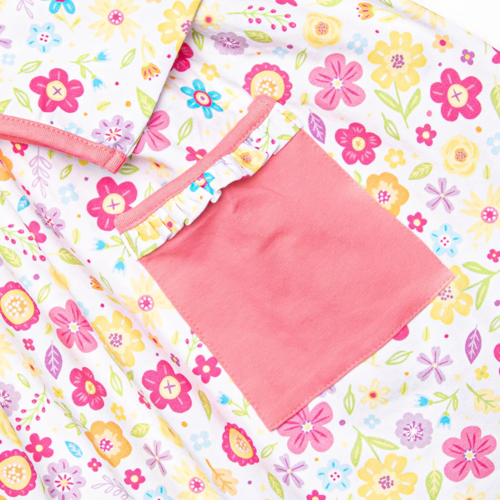 Funky Town Florals Pocket Dress, Pink