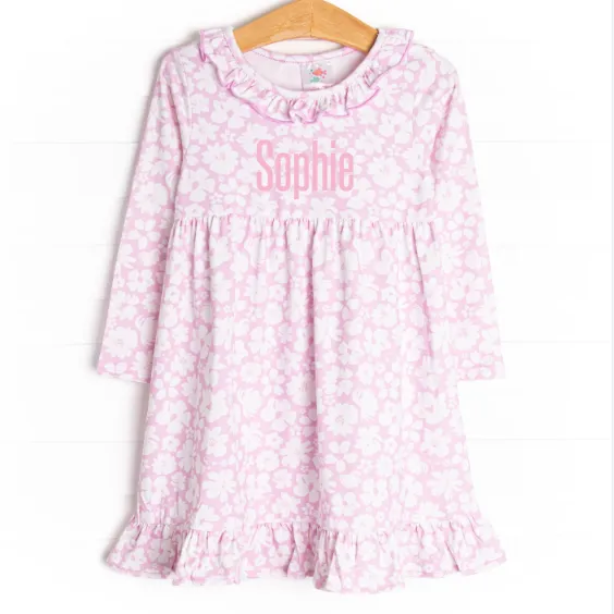Garden Gate Dress, Pink