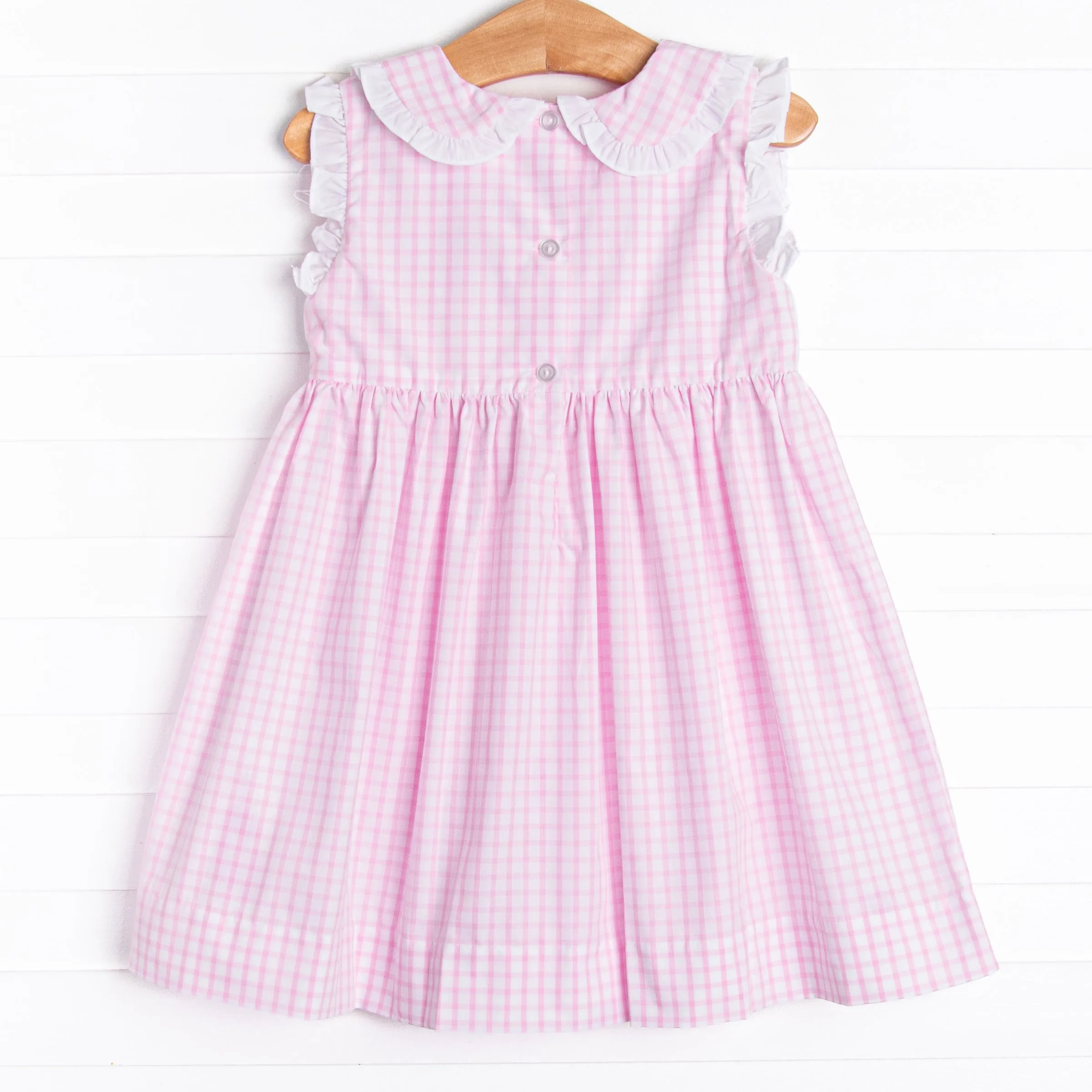 Gumball Gal Smocked Sleeveless Dress, Pink