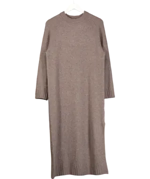 H&M Brown Knit Dress UK XS