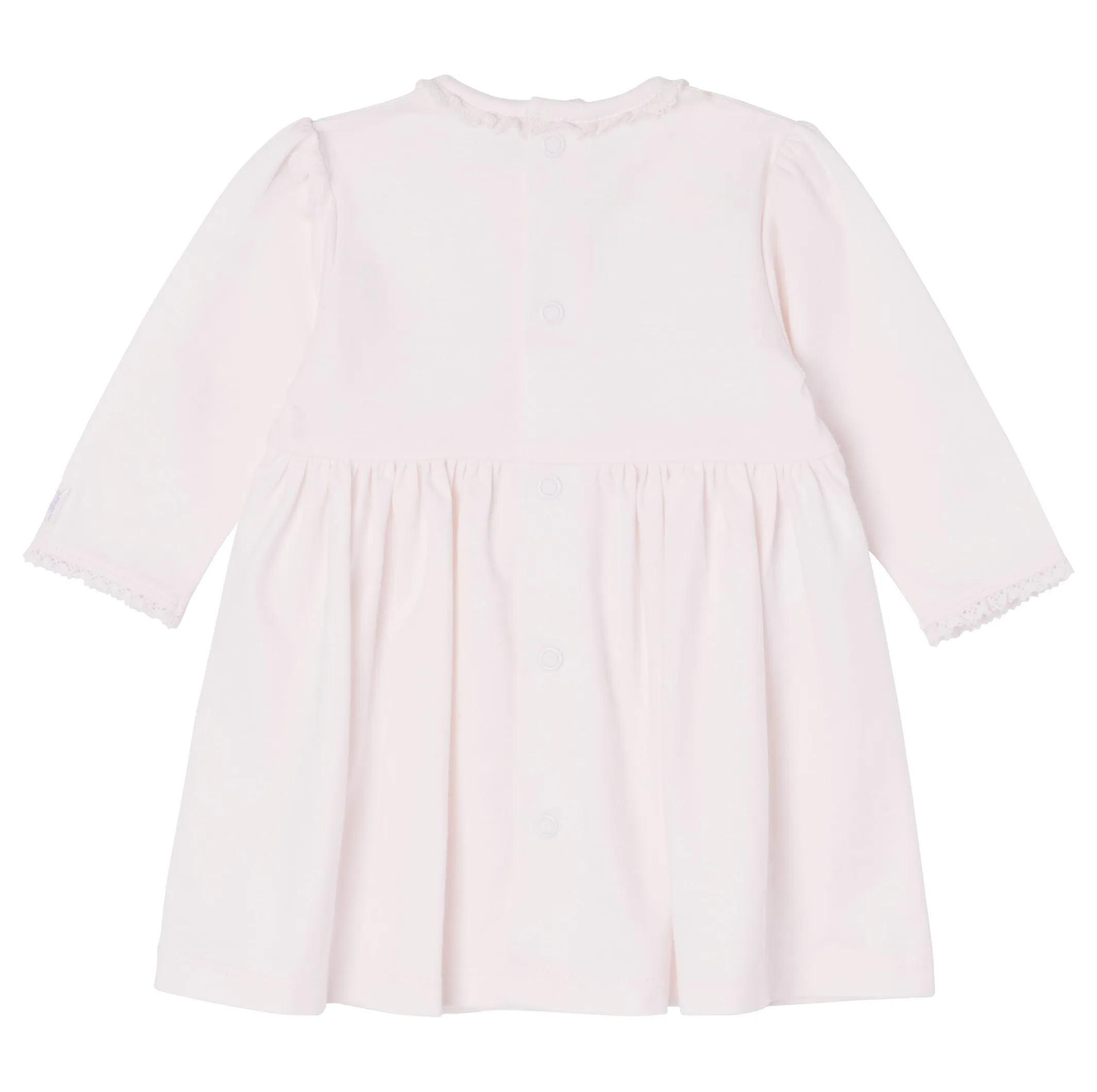 Hannah Baby Girls Dress with Embroidery Detail