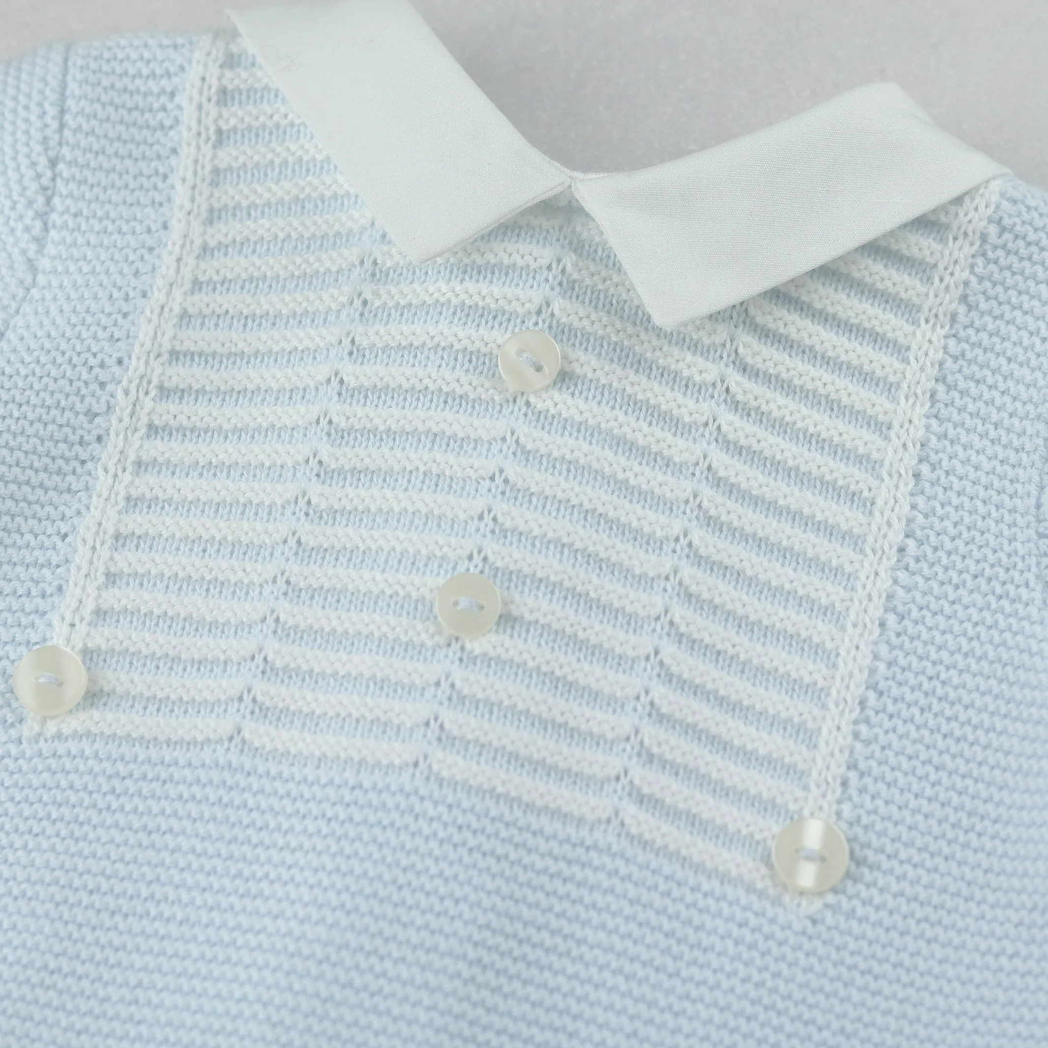 Jacob Baby Boys Smart Knit Romper