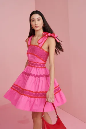 Jade Dress in Pink
