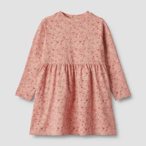 Jersey Dress L/s Sessa Rosette Flowers