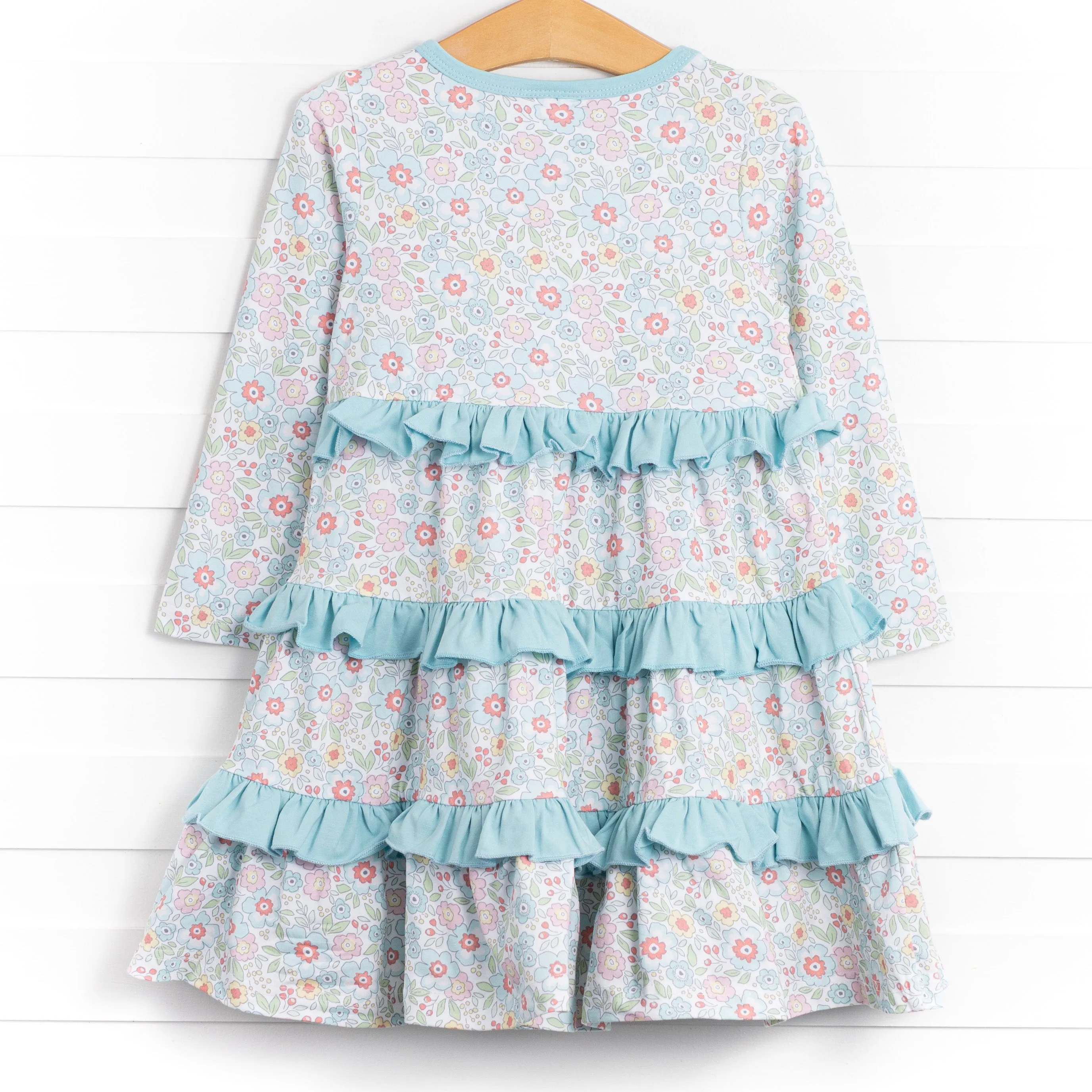 Kaleidoscopic Blossom Dress, Blue