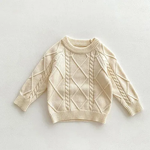 Knitted Top and Overall Set