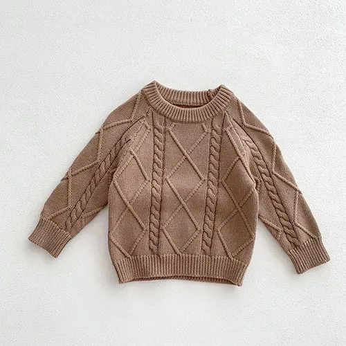 Knitted Top and Overall Set