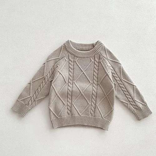 Knitted Top and Overall Set