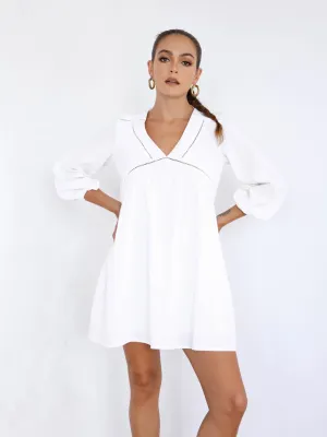 Lace Detailed Mini Dress