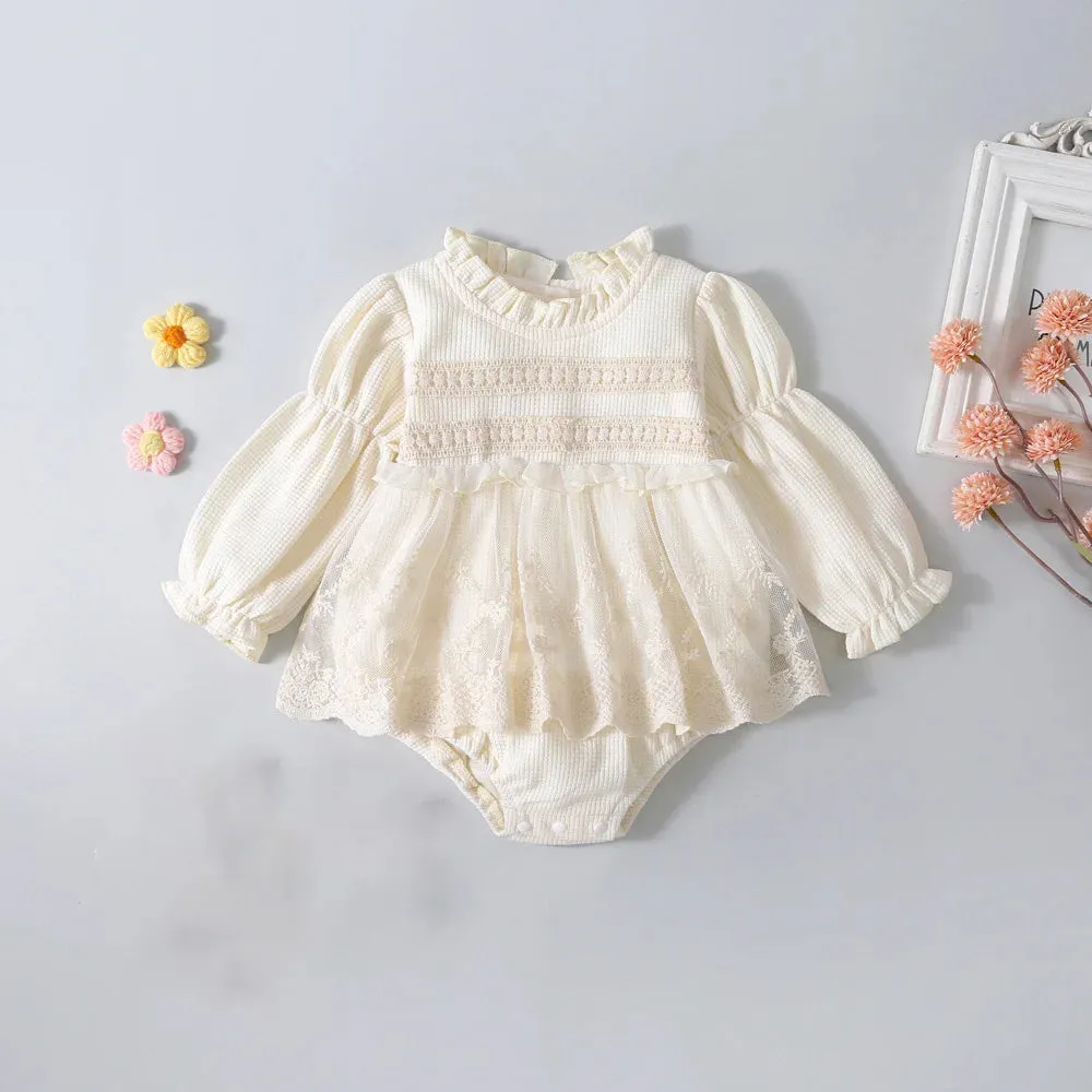Lace Tutu Romper Dress
