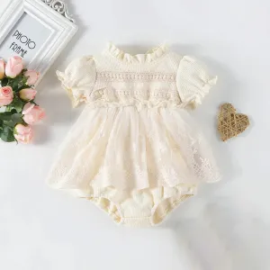 Lace Tutu Romper Dress